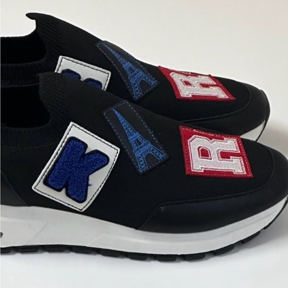 NWT Karl lagerfield Paris women meadow graphic slip on sneakers size 5.5 - Picture 11 of 14